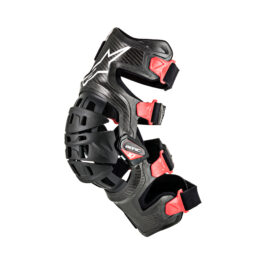 Alpinestars Bionic-10 Carbon Knee Brace Left - Black Red - Size L