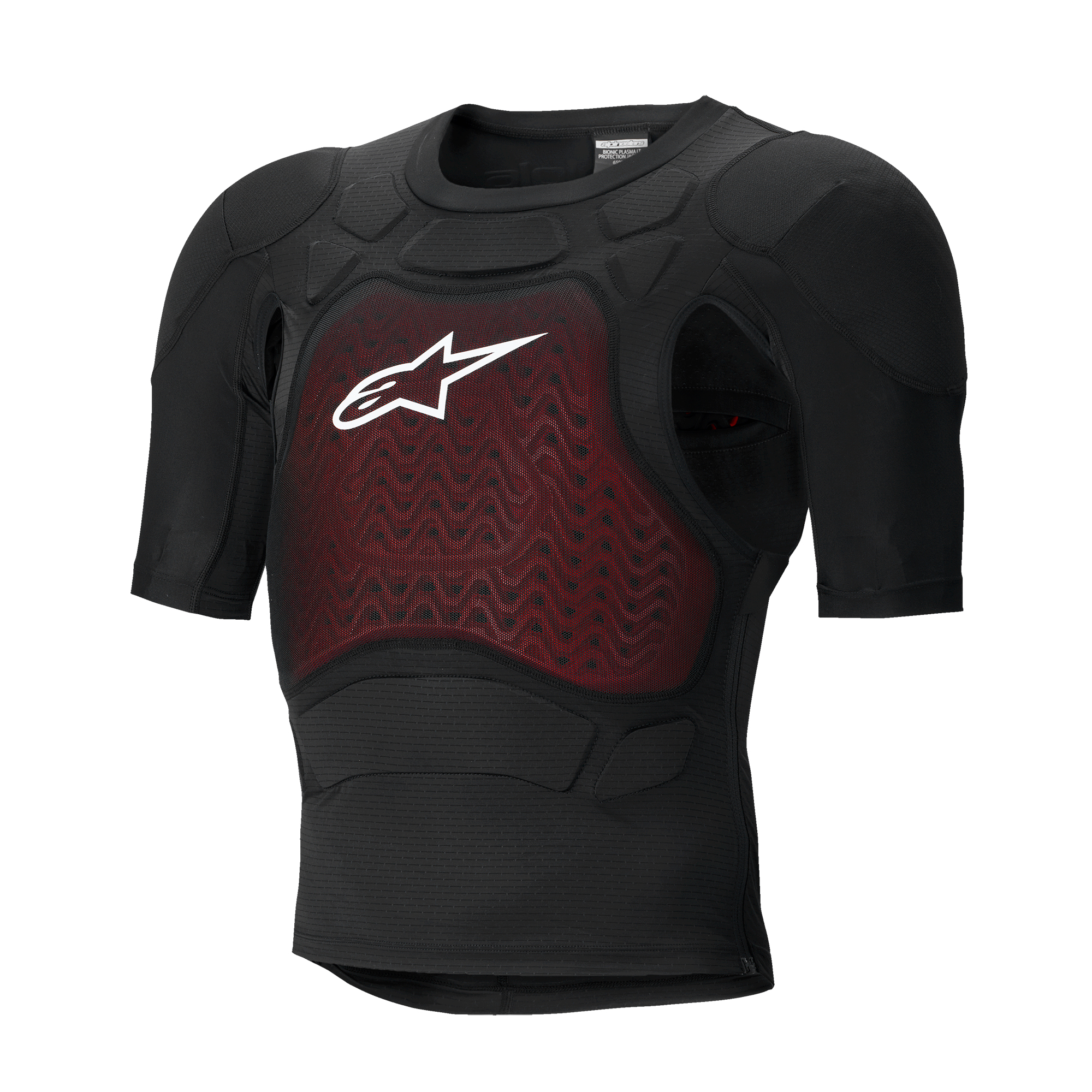Alpinestars Bionic Plasma LT Protection Jacket Short Sleeve - Black White - Size XXL