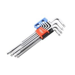 Bikeservice Tools 9pc Magnetic Torx Key Set LONG - BS9101