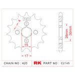 RK Front Sprocket C2145-15 (JTF253)