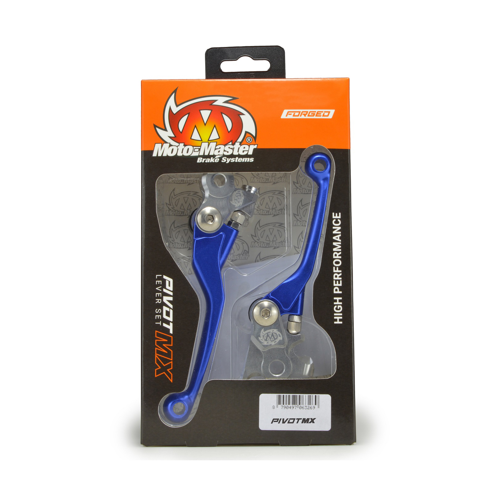 Moto-Master Pivot MX Lever Set - Forged Blue - Husqvarna - 101404