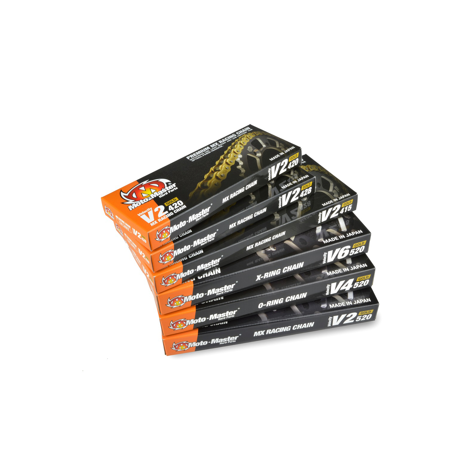Moto-Master V6 520-120 Gold Chain (with Press) - Image 2