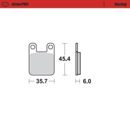 Moto-Master Racing SinterPRO Brake Pads - 90511