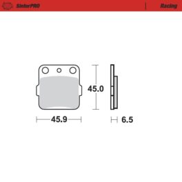 Moto-Master Racing SinterPRO Brake Pads - 91011