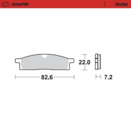 Moto-Master Racing SinterPRO Brake Pads - 91211