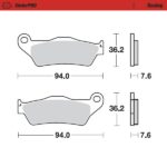 Moto-Master Racing SinterPRO Brake Pads - 93011