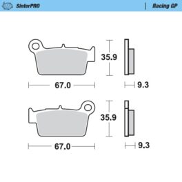 Moto-Master Racing GP SinterPRO Brake Pads - 94512