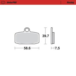 Moto-Master Racing SinterPRO Brake Pads - 97411