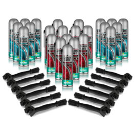 Motorex Offroad chain clean and lube bundle Chain Clean / Clear Chain Lube / Harvard cleaning brushes