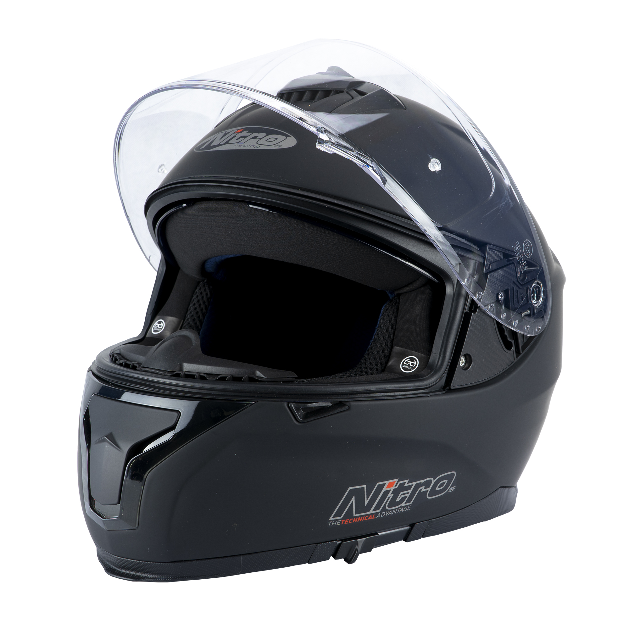 HELMET NITRO N540 DVS SATIN BLACK XS-54 - Image 3