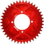Supersprox Aluminium Rear Trials 2802/2-58 Red Solid Trial Rear AP-BT2802S