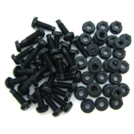 Black Number Plate Bolts - Per 100
