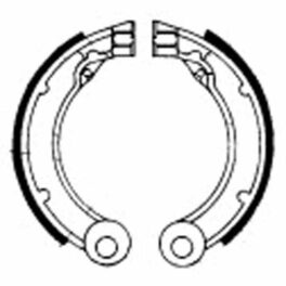 FERODO FSB873 Brake shoe set - 911