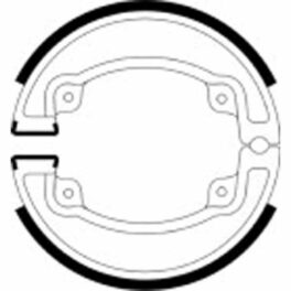 FERODO FSB962 Brake shoe set / EBC 857
