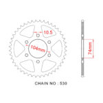 Sprocket Rear JTR 481-40 RK B6863 AFAM 16401