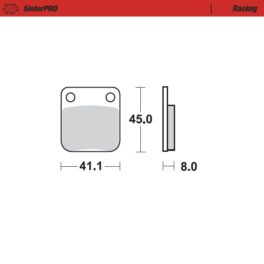 Moto-Master Racing SinterPRO Brake Pads - 90011