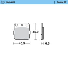 Moto-Master Racing GP SinterPRO Brake Pads - 91012