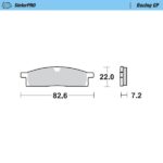 Moto-Master Racing GP SinterPRO Brake Pads - 91212