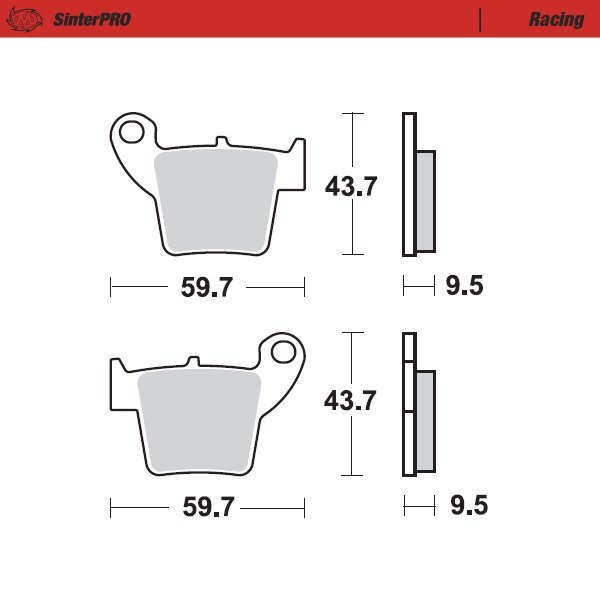 Moto-Master Racing SinterPRO Brake Pads - 94311