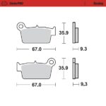 Moto-Master Racing SinterPRO Brake Pads - 94511