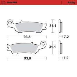 Moto-Master Racing SinterPRO Brake Pads - 94911