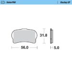 Moto-Master Racing GP SinterPRO Brake Pads - 99512