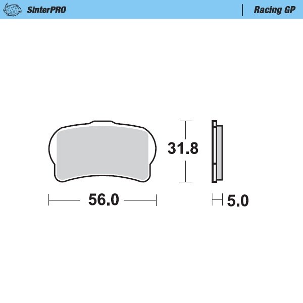 Moto-Master Racing GP SinterPRO Brake Pads - 99512