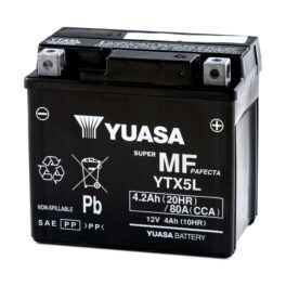 Yuasa YTX5L (WC) 12V Factory Activated MF VRLA Battery